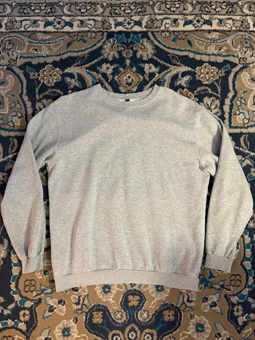 Divided Men's Crewneck Sweater - Light Gray